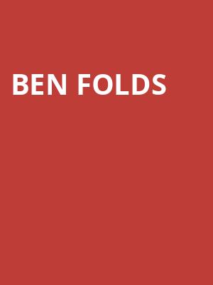 Ben Folds, College Street Music Hall, New Haven