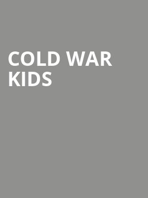 Cold War Kids, College Street Music Hall, New Haven