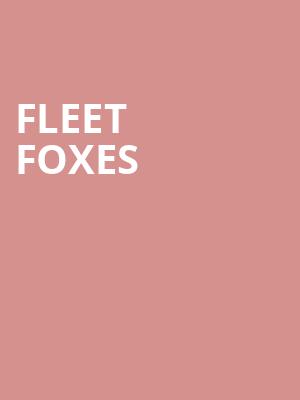 Fleet Foxes, College Street Music Hall, New Haven