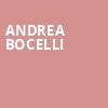 Andrea Bocelli, Webster Bank Arena, New Haven